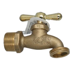 VALVE BIBB HOSE 3/4" HOSE THREAD 3/4 MIP VALVE BIBB HOSE 3/4" HOSE THREAD 3/4 MIP